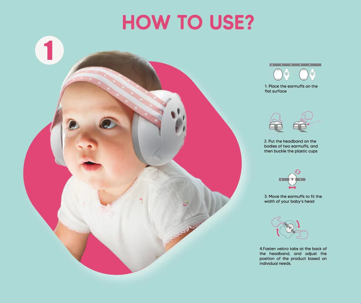 Noise Cancelling Adjustable Earmuffs